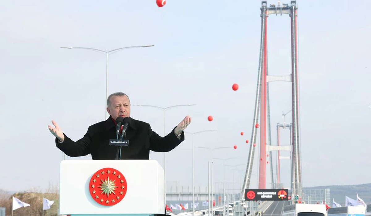 Erdogan opens huge suspension bridge linking Europe and Asia